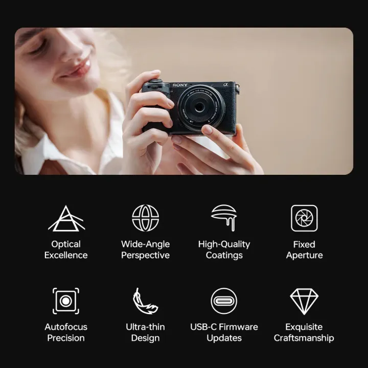 VILTROX%2028mm%20F4.5%20Pancake%20Lens%20Autofocus%20Full%20Frame%20Lens%20Retro%20Ultra-thin%2060g%20For%20FUJI%20XF%20Sony%20E%20Mount%20-%20Image%204