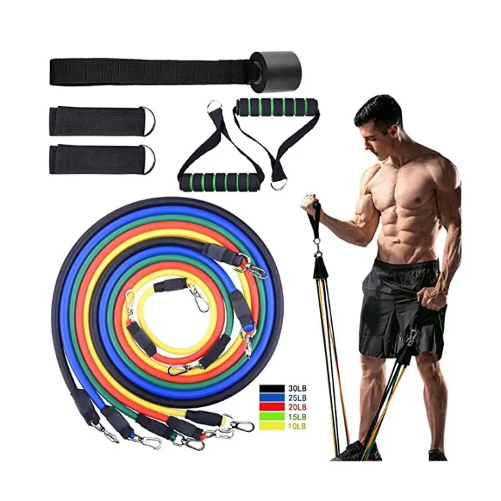 11%20Pcs%20Resistance%20Band%20Set%20With%20Ankle%20straps%20door%20strap%20and%20carrying%20bag%20-%20Image%203