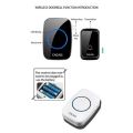 CACAZI A06 Wireless Intelligent Home Doorbell LED Night light 300M Remote Waterproof Bell Calling Bell. 