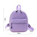 Casual Nylon Women Mini Backpack Fashion Solid Color Preppy Style Students School Bags Female Small Travel Knapsack Rucksacks. 