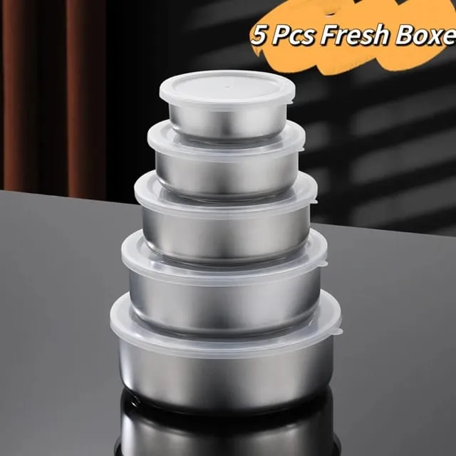 Stainless%20Steel%205%20Pc%20Food%20Box%20With%20Food%20Grade%20Plastic%20Cover%20-%20Tiffin%20Box%20For%20Office%20-%20Image%203