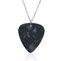 Horror Film Stranger Hellfire Club Necklace Eddie Munson Guitar Pick Pendant Necklaces for TV Drama Fans Friend Gift.