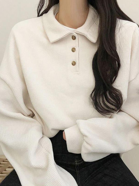 Oversized%20Polo%20T-Shirt%20Women%20Korean%20Fashion%20Preppy%20Style%20Pullover%20Tops%20Ladies%20Autumn%20Winter%20Casual%20Long%20Sleeve%20Plush%20Sweatshirts%20-%20Image%203