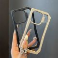 HOCE Irregular Bumper Clear Phone Cases For iPhone 17 16 15 14 13 12 11 Pro Max 14 15 16 Plus X XS Max Case Armor Hard PC Back Shockproof Soft Cover.