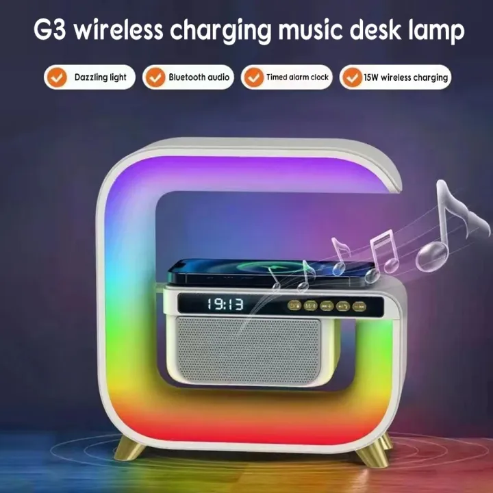 G3%205%20In%201%20Wireless%20Charger%20Bluetooth%20Speaker%20Clock%20With%20RGB%20LED%20Atmosphere%20Light%20-%20Image%202