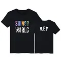 Shinee World T Shirt Kpop Fashion Men Women T Shirts Casual Summer Short Sleeve Tee Shirt Korean Style Plus Size T-shirt Tops. 