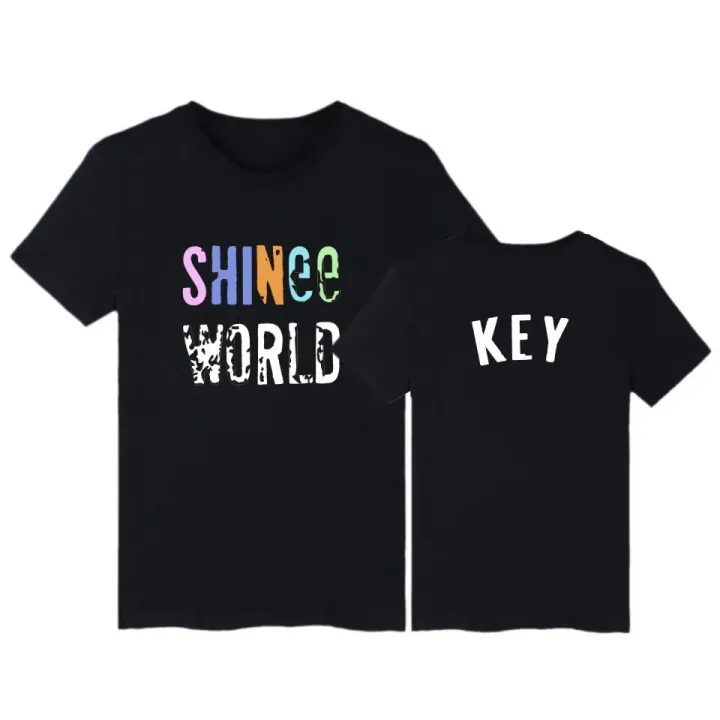 Shinee World T Shirt Kpop Fashion Men Women T Shirts Casual Summer Short Sleeve Tee Shirt Korean Style Plus Size T-shirt Tops