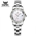 OPK Watch for women  stainless steel strap waterproof trendy fashion diamond embellished luminous Korean trendy style 6013. 