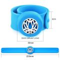 Dinosaur Slap Bracelet 25mm Silicone Children Bangle Kids Essential Oil Wristband Diffuser Aroma Locket Stainless Steel Jewelry. 