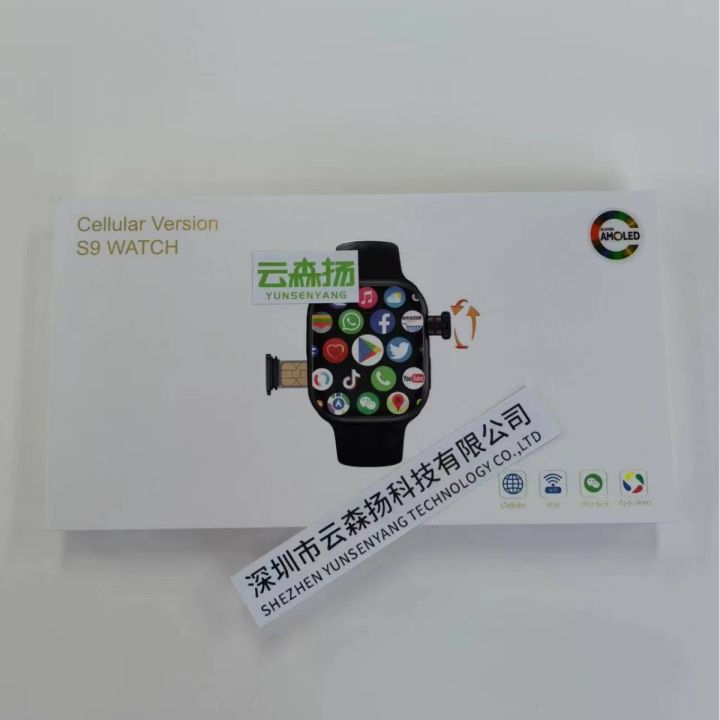 Cross-Border CD99 Smart Watch All Netcom 4G Cellular Plug-in Cards Edition 180 Degree Rotating Camera S9 Sports Watch