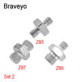 M4 1/4 3/8 Inch Camera Conversion Screw Male To Male Adapter Screw Universal Photography Accessories For Dslr Camera Ballhead.