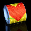 1M x Red-Gold Arrow Reflective Sticker Motorcycle Car Bumper Door Safety Reflective Tape.