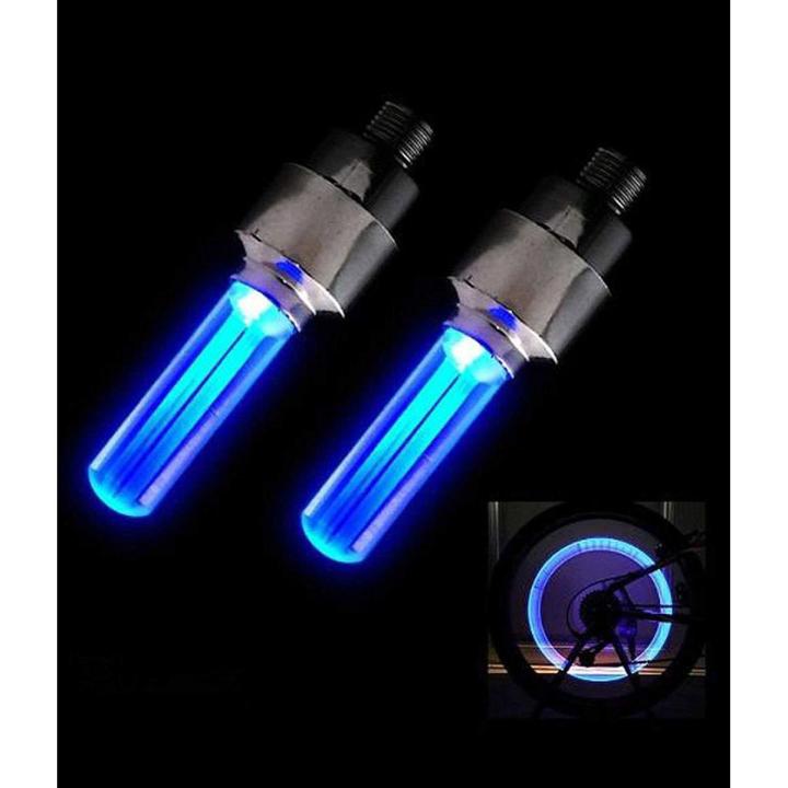 2 pcs Blue LED Neon nozzle light For Bicycle, Bike & Car