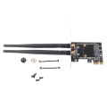 Mini PCI‑E to PCI‑E Card Adapter with 2 Antennas for Half Size PCI Express Wireless Card. 