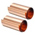Practical Ultra-thin Copper Sheet Roll Double Sided 100 x 1000mm Metal Foil Plate Copper Belt Electricity DIY Project. 
