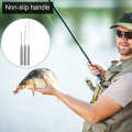 3pcs Stainless Steel Fishing Bait Stringer Drill Needle Portable Anti‑Rust Tool. 