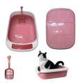 Large Cat Litter Box with Scoop – Spacious & Comfortable. 