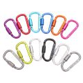 Tactical D Keychain Carabiner Clip Set Aluminium Alloy Tourist Hooks Fishing Carbin Buckle Caribiner Key Holder Keychain Camping.