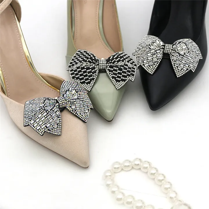 2Pcs%20Women%20Sparkle%20Bow%20Detachable%20Shoe%20Clips%20Removable%20Shoe%20Buckles%20Decorative%20Shoes%20Accessories%20for%20Wedding%20Party%20C%20Easy%20to%20Use%20-%20Image%206