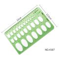 Students Office Supplies Stencil Measuring Tool Circles Multi Shaped Curve Ruler Drawing Ruler Template Ruler Geometric Ruler. 