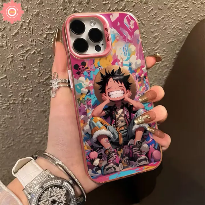 Cartoon%20Luxury%20Plated%20Metal%20Lens%20Case%20Compatible%20for%20IPhone%207Plus%2011%2013%2014%2015%2012%20Pro%20Max%20XR%207%208%2015%2014%20Plus%20X%20XS%20Max%20SE%202020%20Trend%20Brand%20Happy%20Cool%20Cartoon%20Luffy%20One%20Piece%20Soft%20Case%20-%20Image%204