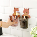 teddy Bear Bathroom Tooth Brush Holder Brush Holder Toothpaste Brush Holder Adhesive Tooth Brush Holder. 