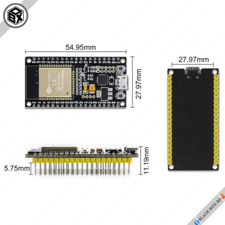 NodeMcu%20ESP32%2032S%20Wroom%20(38%20Pin%20Big%20Size)%20Built-in%20WIFI%20+%20BLUETOOTH%20SoC%20Module%20CP2102%2032BIT,%20240MHZ%2030P%20DEVELOPMENT%20BOARD%20for%20Robotics,%20IOT%20and%20DIY%20Electronic%20Project.Alternative%20of%20Arduino%20and%20Raspberry%20pi.%20-%20Image%205