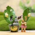 Cartoon Studio Ghibli Miyazaki Hayao Neighbor Totoros Mei Leaf Anime Collection Model Mini Figures for Kids Christmas Gift Toys. 