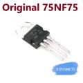 Original STP75NF75 Transistor 75NF75 MOSFET 80A 75V N-Channel TO-220 3 Pin Leads P75NF75 MOSFET Transistor Power Transistor.