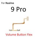 Power ON OFF Mute Switch Control Key Volume Button Flex Cable Parts For OPPO Realme 9 9i 10s 10 Pro Plus 4G 5G. 