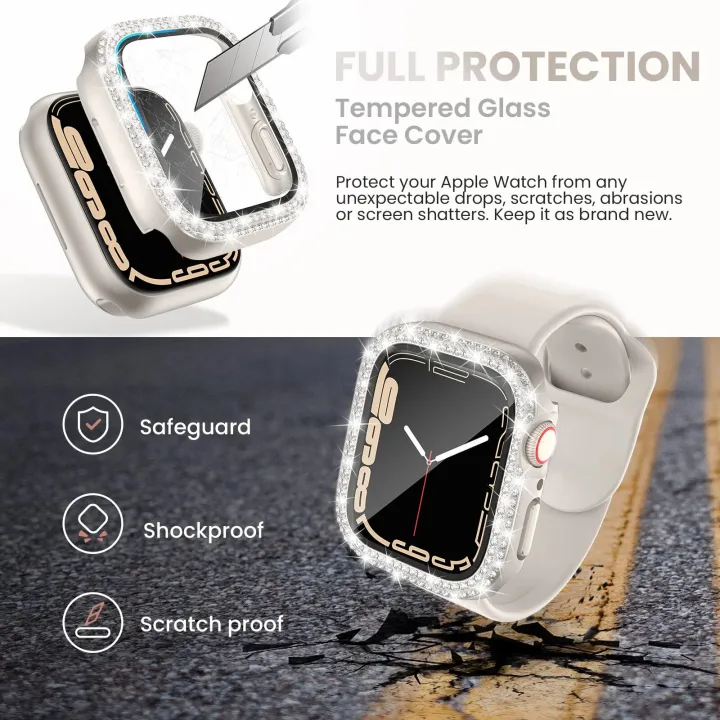 Glass+Diamond%20Cover%20For%20Apple%20watch%20case%2040mm%2044mm%2041mm%2045mm%2038mm%2042mm%20Bling%20Bumper%20Protector%20iWatch%20series%209%203%205%206%207%208%20se%20case%20-%20Image%202