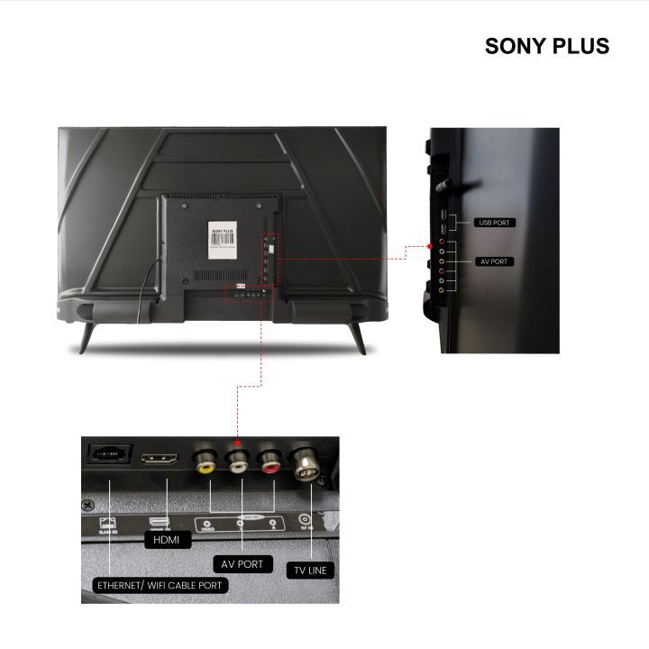Sony%20Plus%2043%20inch%20Frameless%20Voice%20Control%20Smart%20LED%20TV%20Wi-Fi%20Full%20HD%204K%20Supported%20Android%20Television%20-%20Image%204