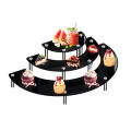 Qiunery Dessert Cupcake Stands Set Of 3 Cup Cake Treat Stand 3 Tier Acrylic Cupcake Stand Display Shelves Riser Dessert Display Tower For Party Wedding Collectibles Figures.