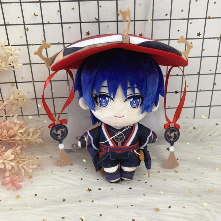 【Lejia】20cm Genshin Doll Scaramouche Plush Toy Cute Stuffed Anime Itto ...