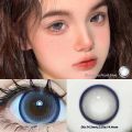 OVOLOOK-1 Pair/2pcs Lenses Bubble Series Contact Lenses for Eyes Fashion Natural Pupils Beauty Color Lens Eyes Myopia Yearly Use. 