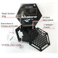 Abalone Table Games Portable Chess Set Family Board Game For Children Kids.