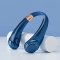 2000mAh Portable Outdoor Sports mini Air Cooling small neck Fan USB Large Wind Powered Wireless Bladeless neck Fan. 