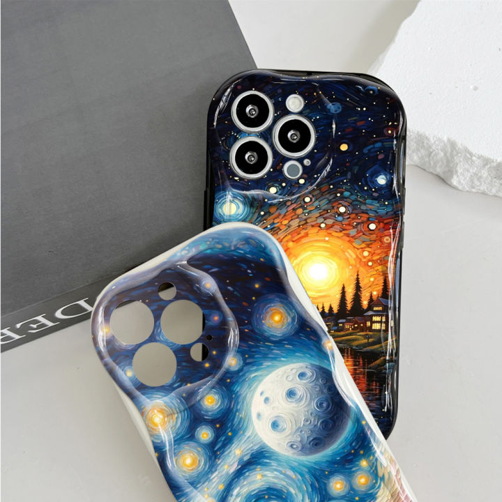 Jizetin%20for%20Samsung%20S23%20FE%20Back%20Cover%20Night%20Sky%20Cream%20Wavy%20Edge%20Soft%20Silicone%20Phone%20Case%20-%20Image%205