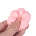 New Models Small Cat Paw Cute Pink Cat Foot Slow Rebound Wet Soft Suction Finger Pinch Decompression Squishy Toy Release Toys.