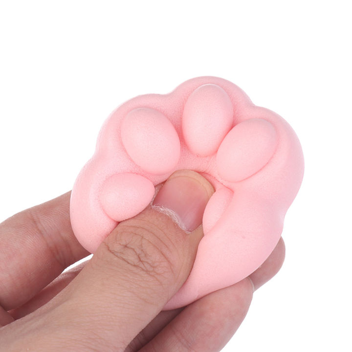 New%20Models%20Small%20Cat%20Paw%20Cute%20Pink%20Cat%20Foot%20Slow%20Rebound%20Wet%20Soft%20Suction%20Finger%20Pinch%20Decompression%20Squishy%20Toy%20Release%20Toys%20-%20Image%205