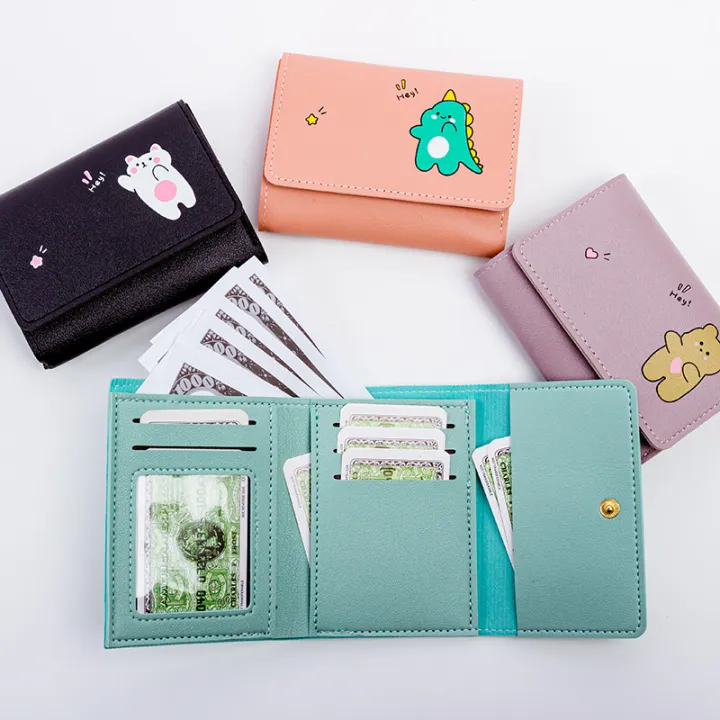 Beautiful%20Women's%20Short%20Cute%20Three%20Fold%20Card%20Holder%20Girl%20ID%20Bag%20Card%20Holder%20Coin%20Wallet%20-%20Image%205