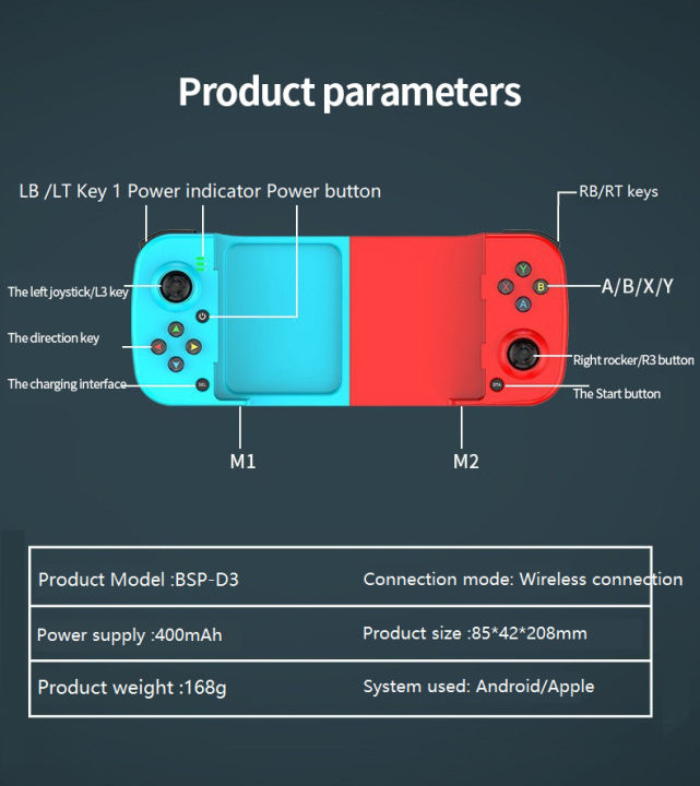 D3%20Type-C%20Game%20Console%20Telescopic%20Mobile%20Phone%20gamepad%20Bluetooth%205.0%20Wireless%20Game%20Controller%20For%20PUBG%20Android%20iOS%20NSS%20witch%20PS4%20-%20Image%205