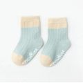 Autumn and winter cotton baby socks for newborn boys and girls elastic rubber non-slip baby pat one five. 