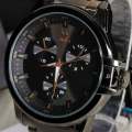 Olevs c192 Luxury Men's Analog Black Stainless Steel Wrist Watch.