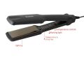 Kemei - Exclusive Professional Hair Straightener - Black. 