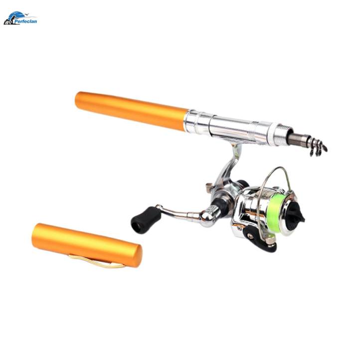 Mini Fishing Rod and Reel Telescopic Fishing Rod for Travel River Raft