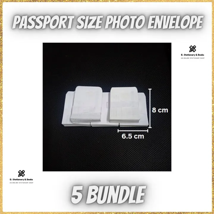 PP size photo envelope Best Class Paper Envelope, Studio PP kham, B8 kham- White Kham, Pack of 5 Bundle.