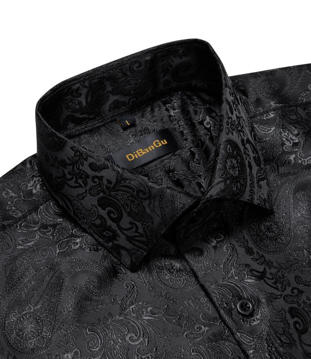 Men's%20Long%20Sleeve%20Black%20Paisley%20Silk%20Dress%20Shirts%20Casual%20Tuxedo%20Social%20Shirt%20Luxury%20Designer%20Men%20Clothing%20-%20Image%204