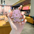 New Cute Colorful Dragon Horizontal And Vertical Back-mounted Mobile Phone Holder Stretch Fold Holder Grip Ring Phone Holder Tetuo. 