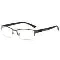 Reading Glasses Half Metal Frame Nearsighted Glasses Unisex Prescription Myopia 0 -0.5 -1 -1.5 -2 -2.5 -3 -4 -5 -6. 